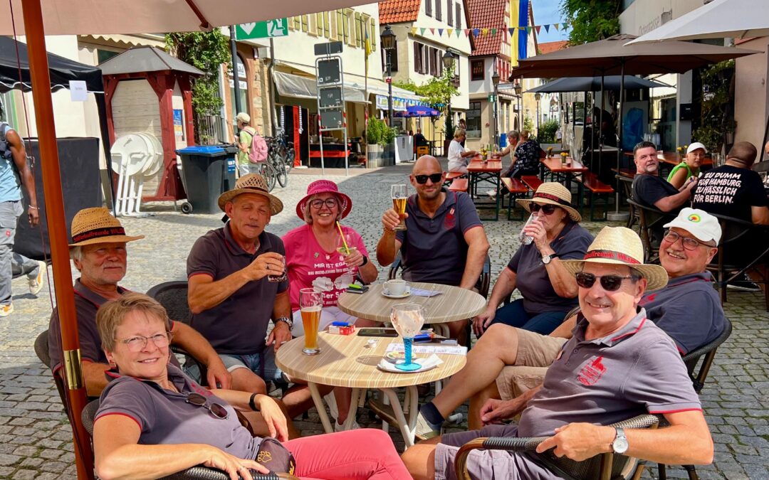 Zu Besuch bei (Schäferlauf-)Freunden